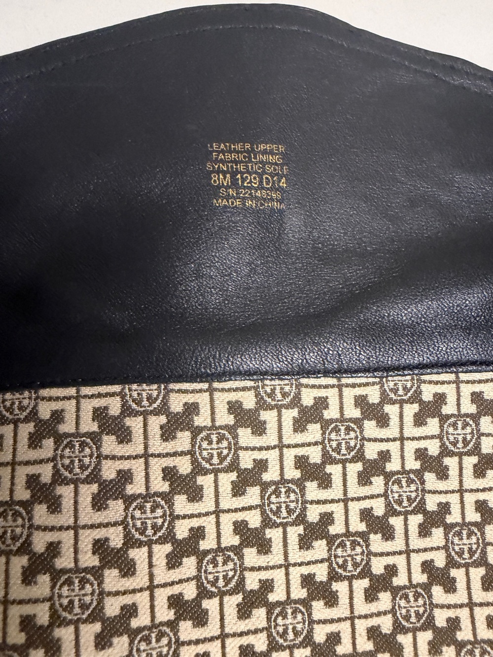 Pre-Loved Tory Burch Marlene Tumbled Black Leather Riding Boots - Picture 11 of 12